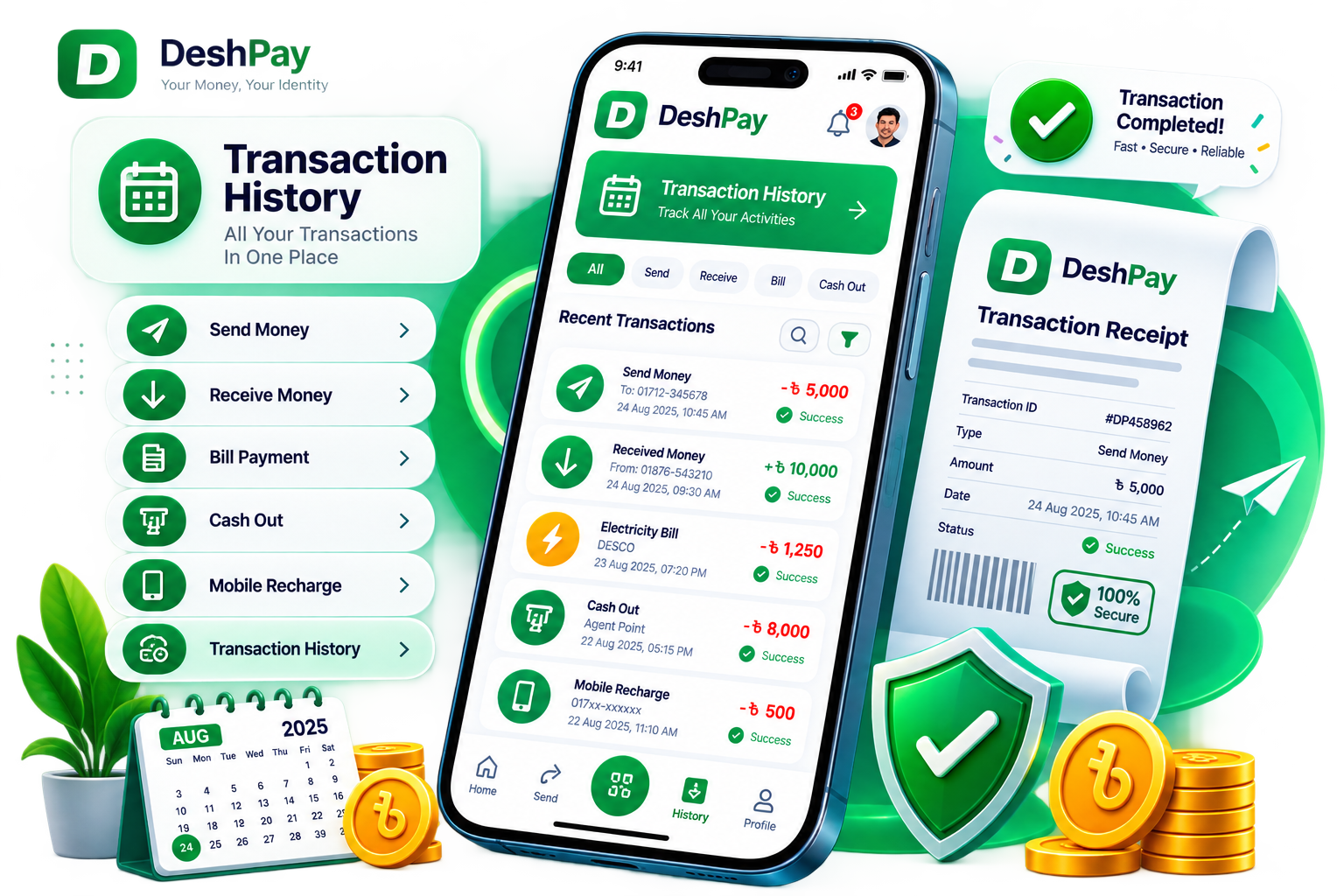 Transaction History